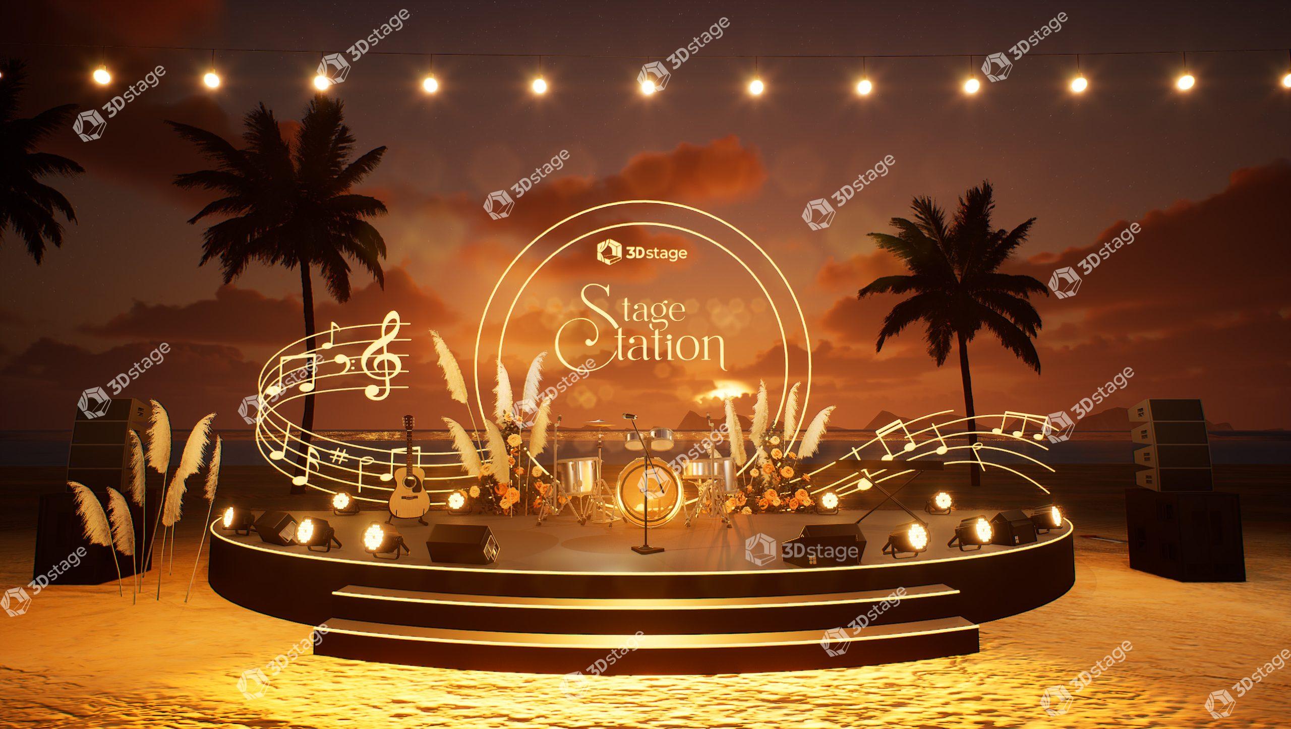 Sunset Symphony Chill Stage