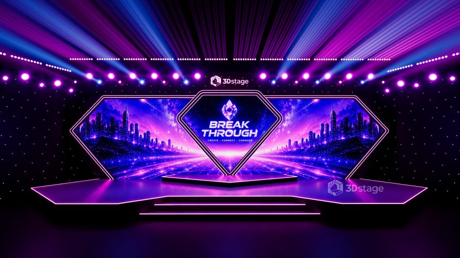 Diamond Future Single LED Stage