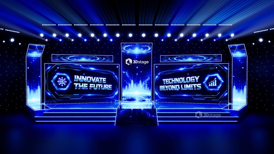 Technology Future galaxy Multi LED Stage