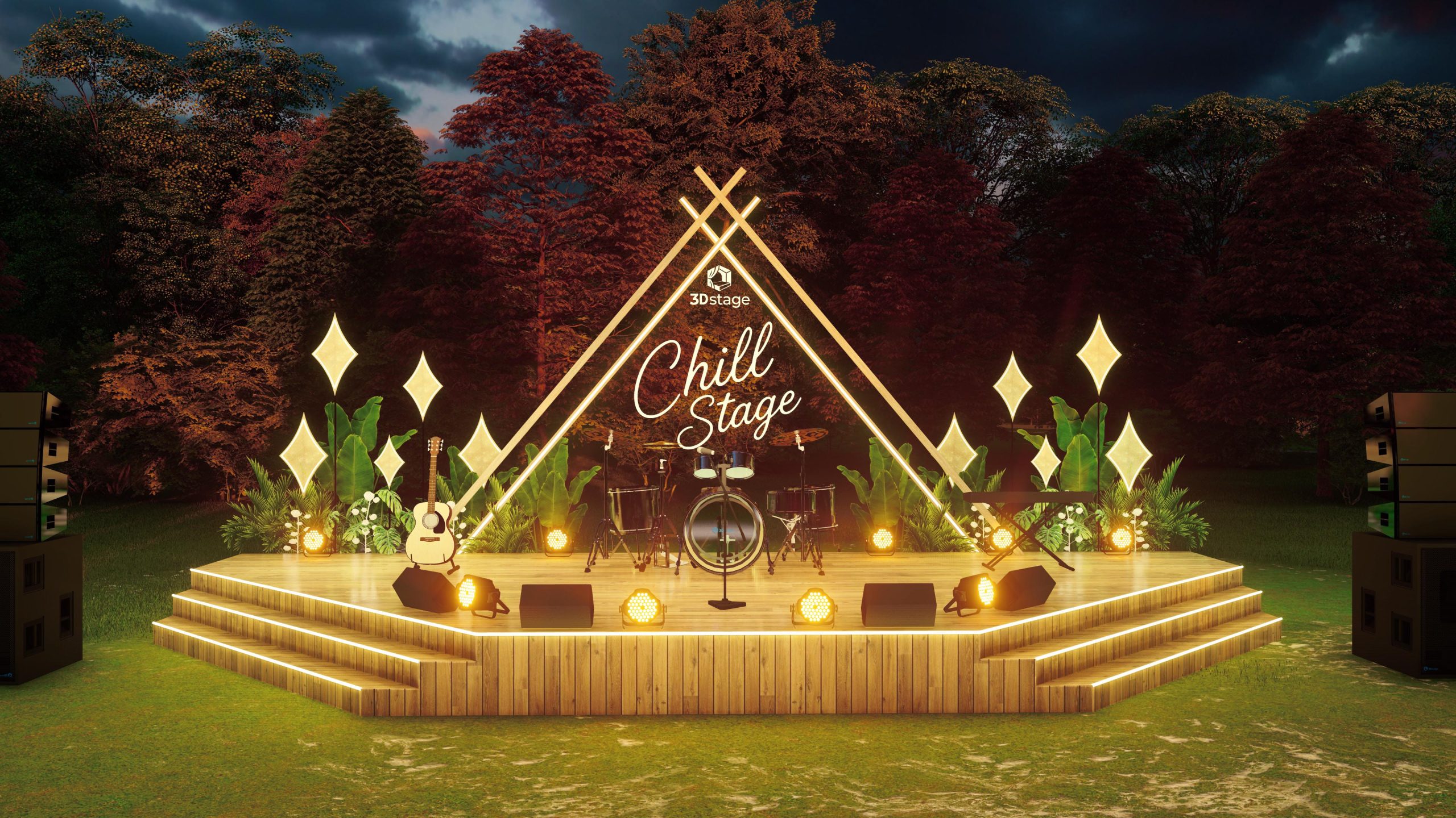 Forest Echo Chill Stage