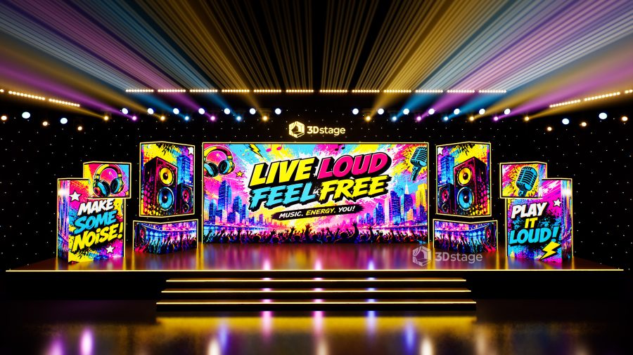 Pop Art Music Stage