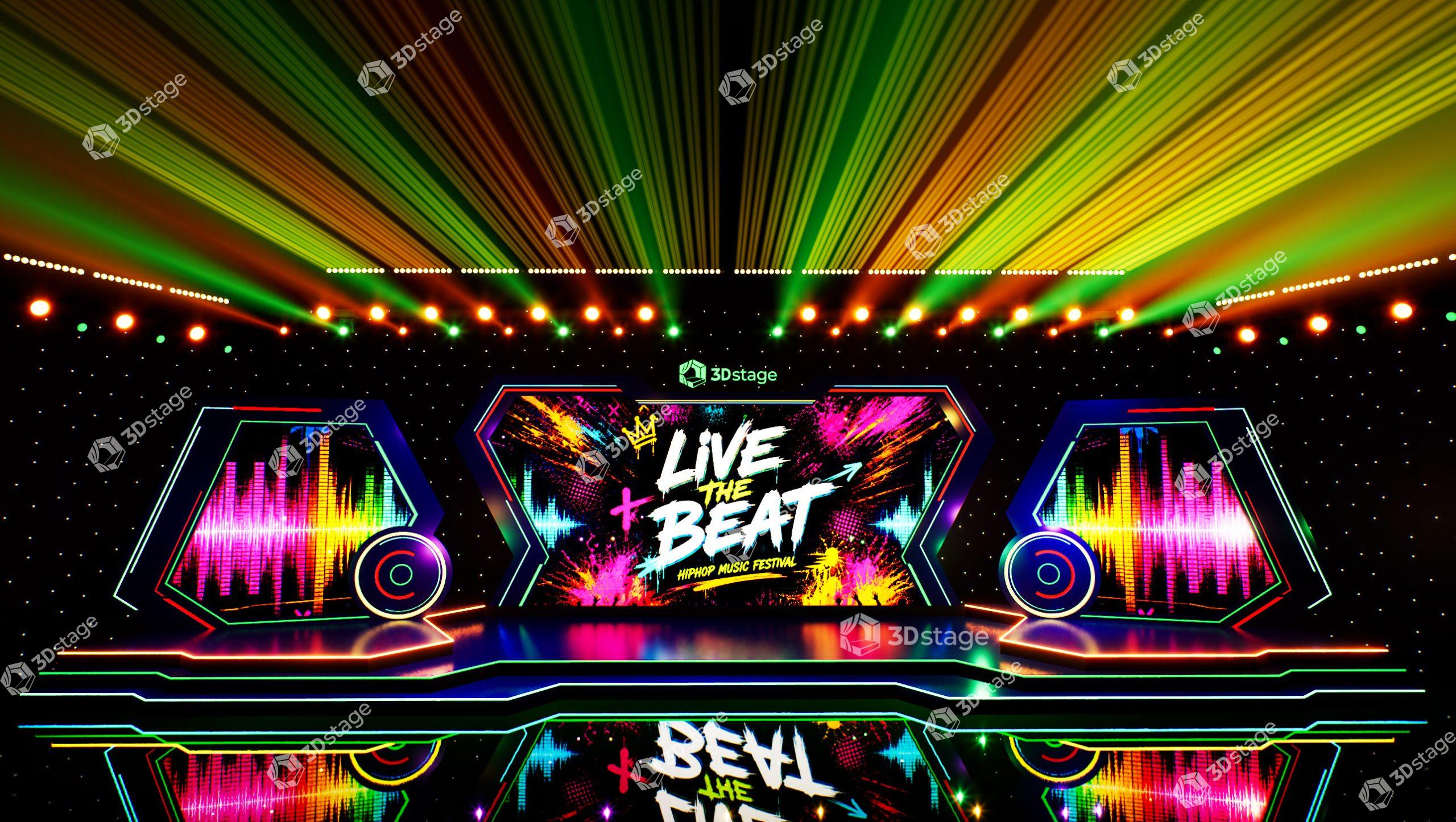 Stage Live The Beat HipHop Music Festival