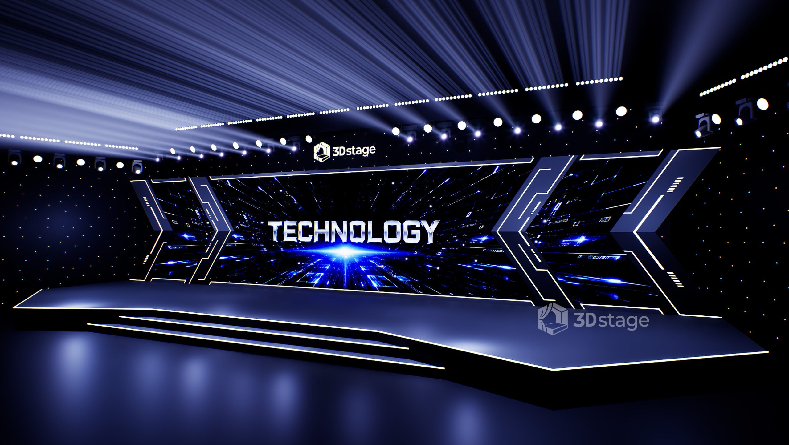 Digital Momentum Arrow Technology Stage - Image 2