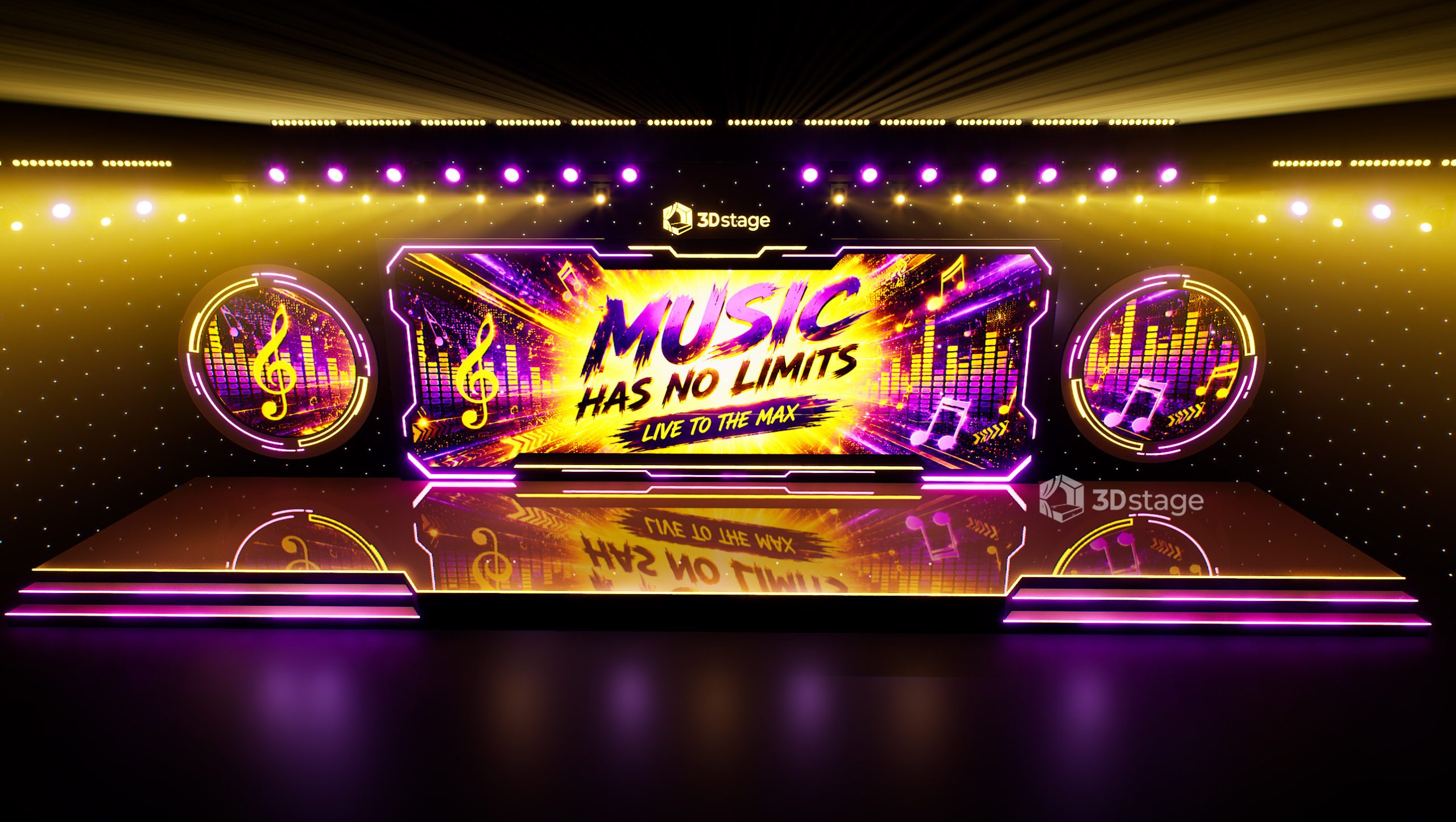 Music has no limits circle Stage - Image 3