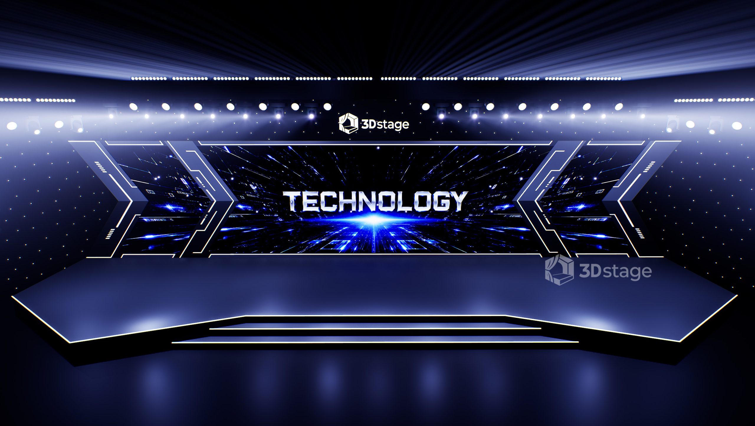 Digital Momentum Arrow Technology Stage - Image 3