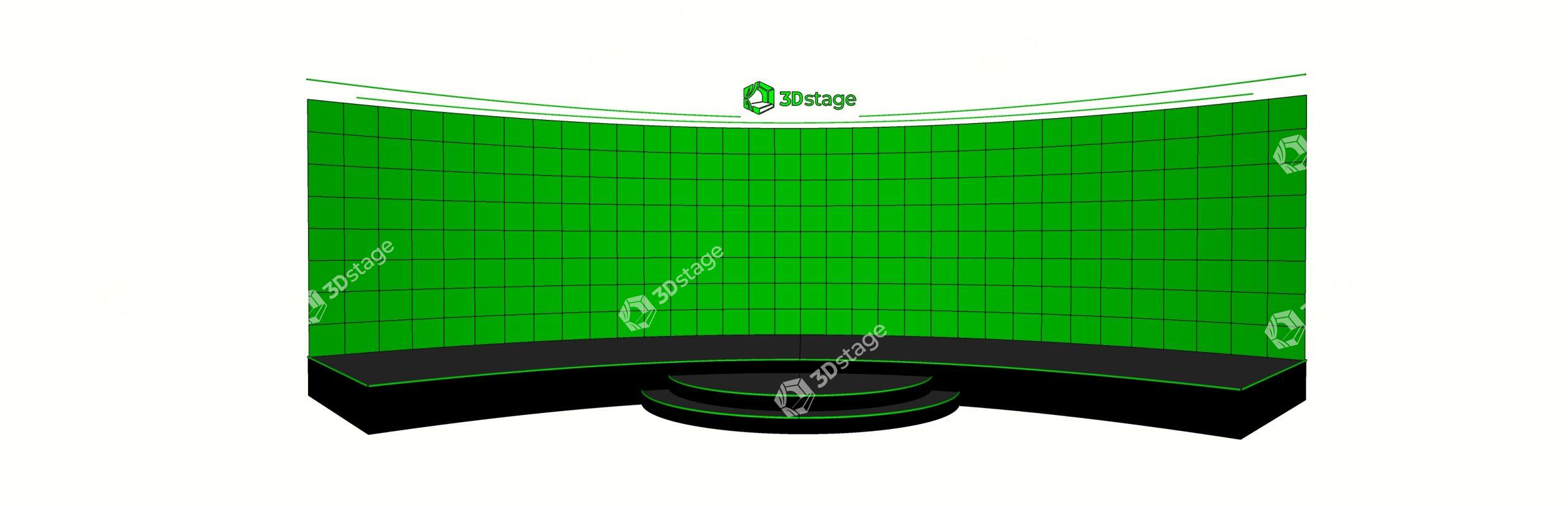 Natural Green LED Panorama Stage - Image 4