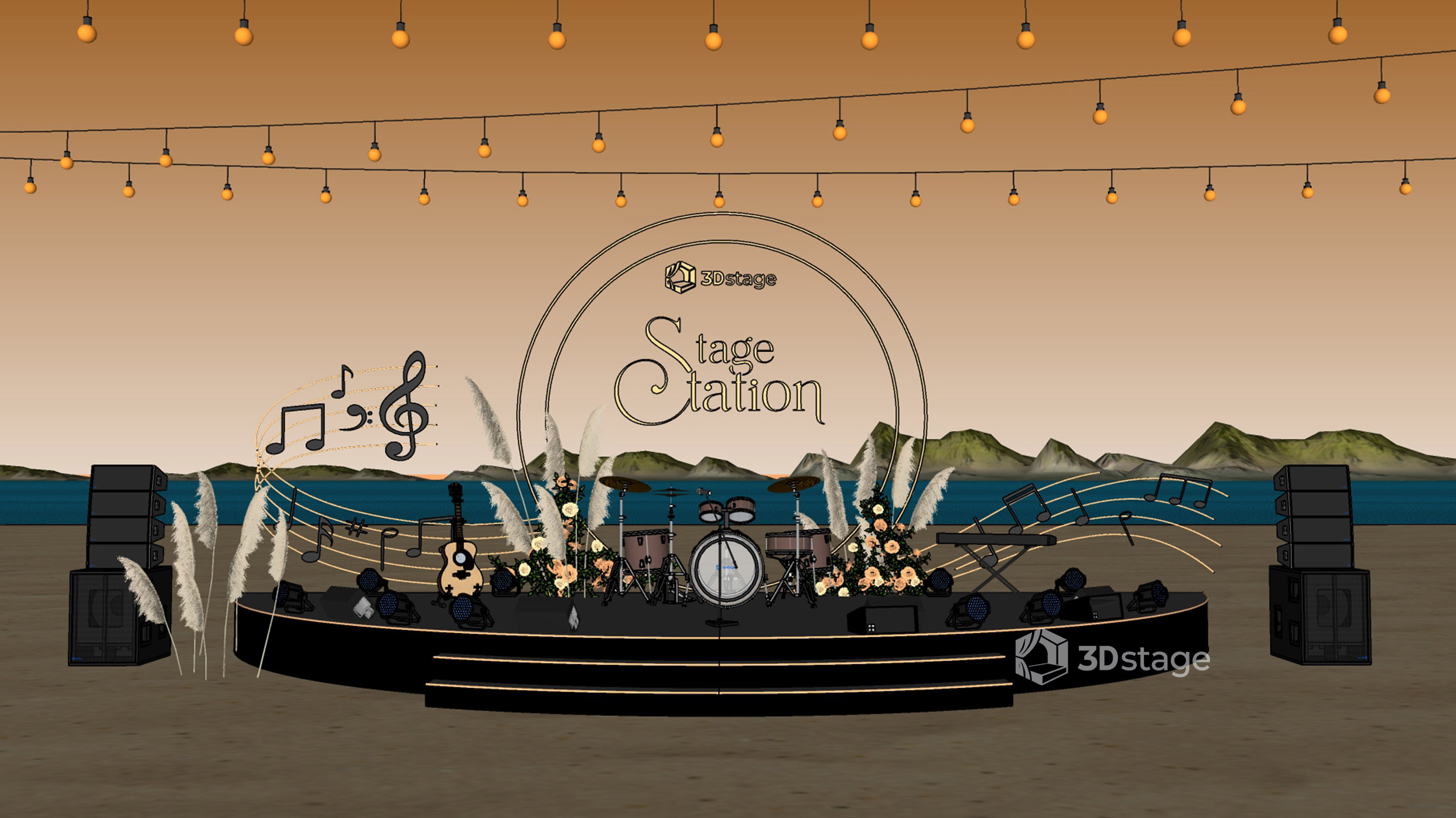 Sunset Symphony Chill Stage - Image 4