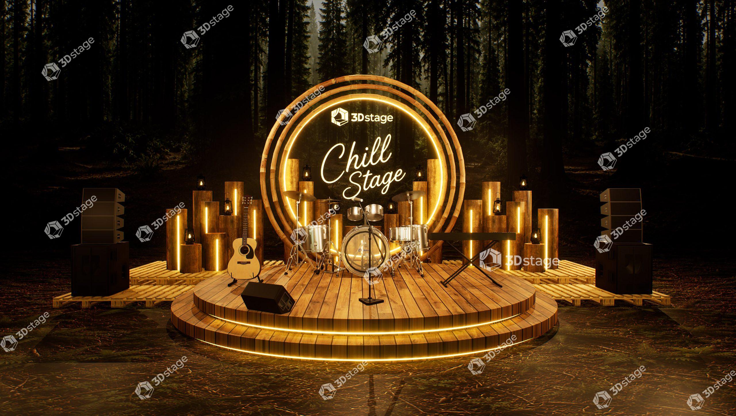 Rustic Halo Stage