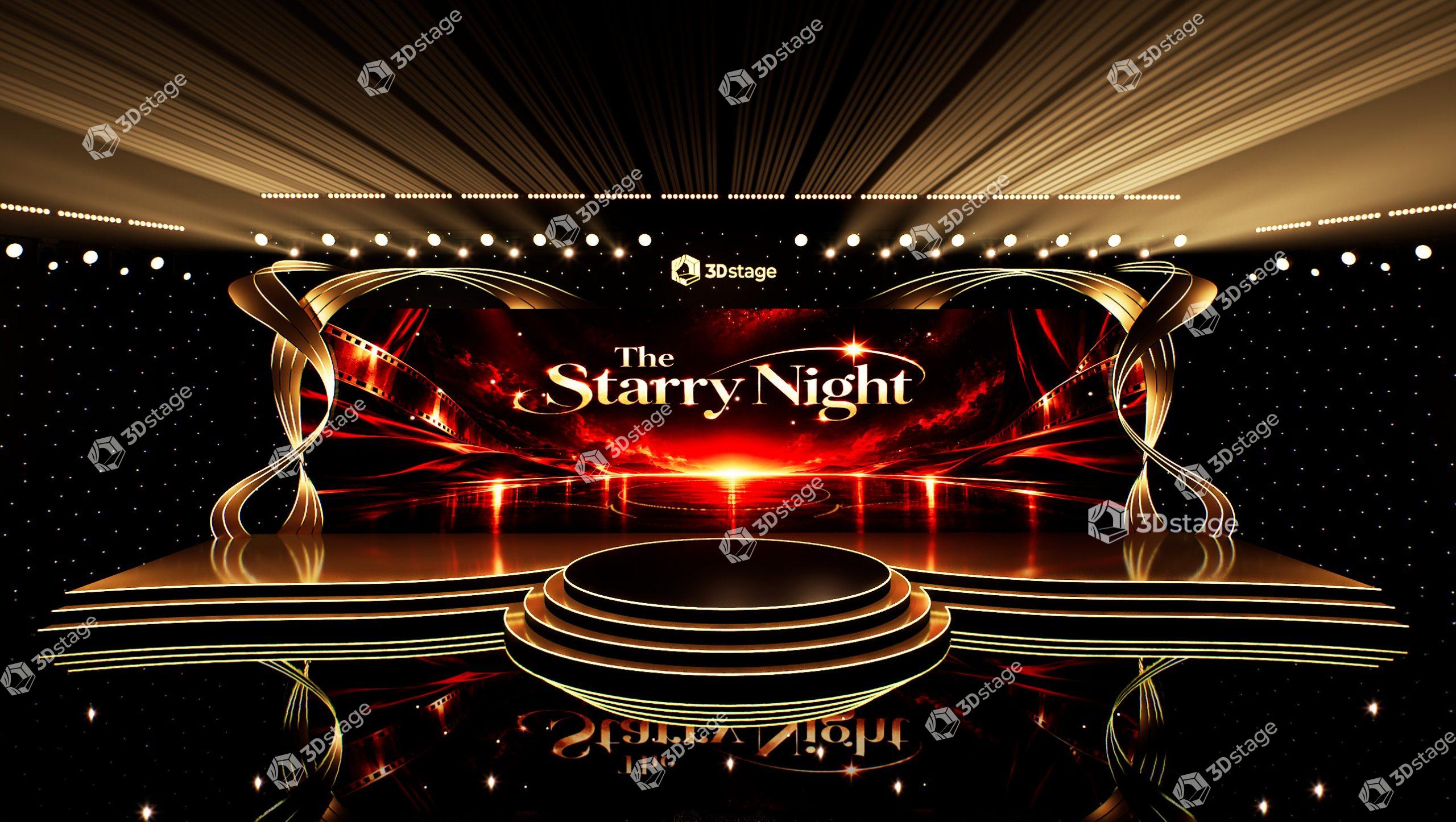 The Starry Night Silk Wave Stage