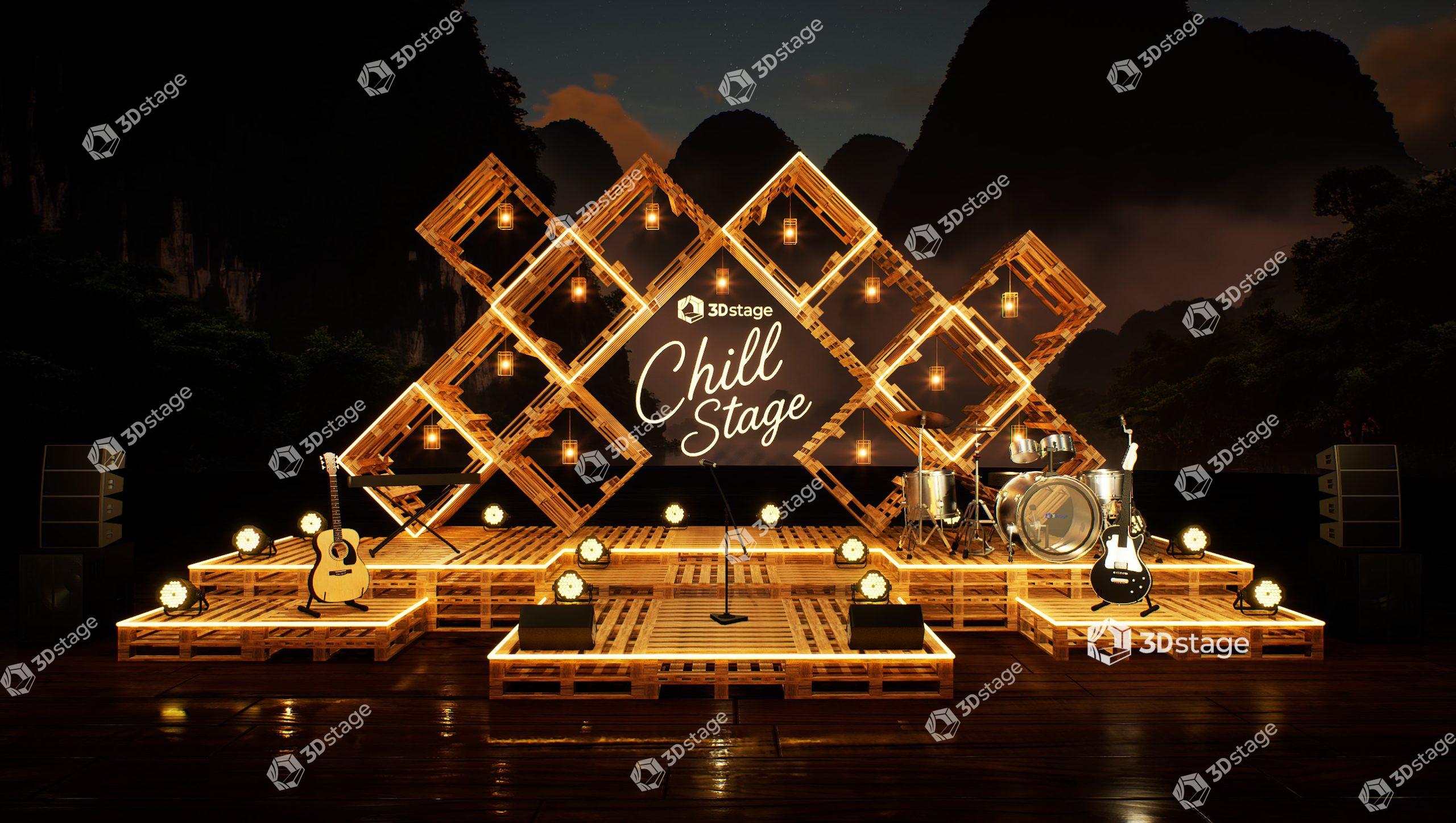 Pallet Diamond Stage - Image 2