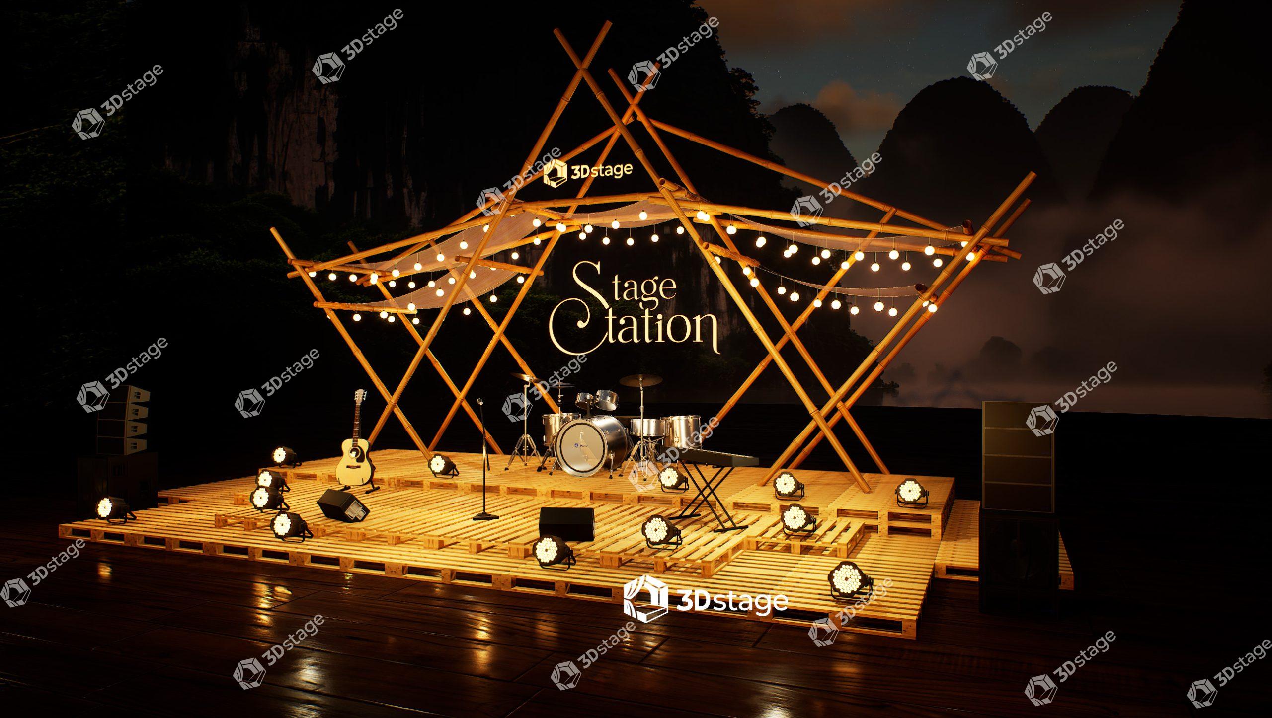 Bamboo Pallet Haven Stage - Image 2