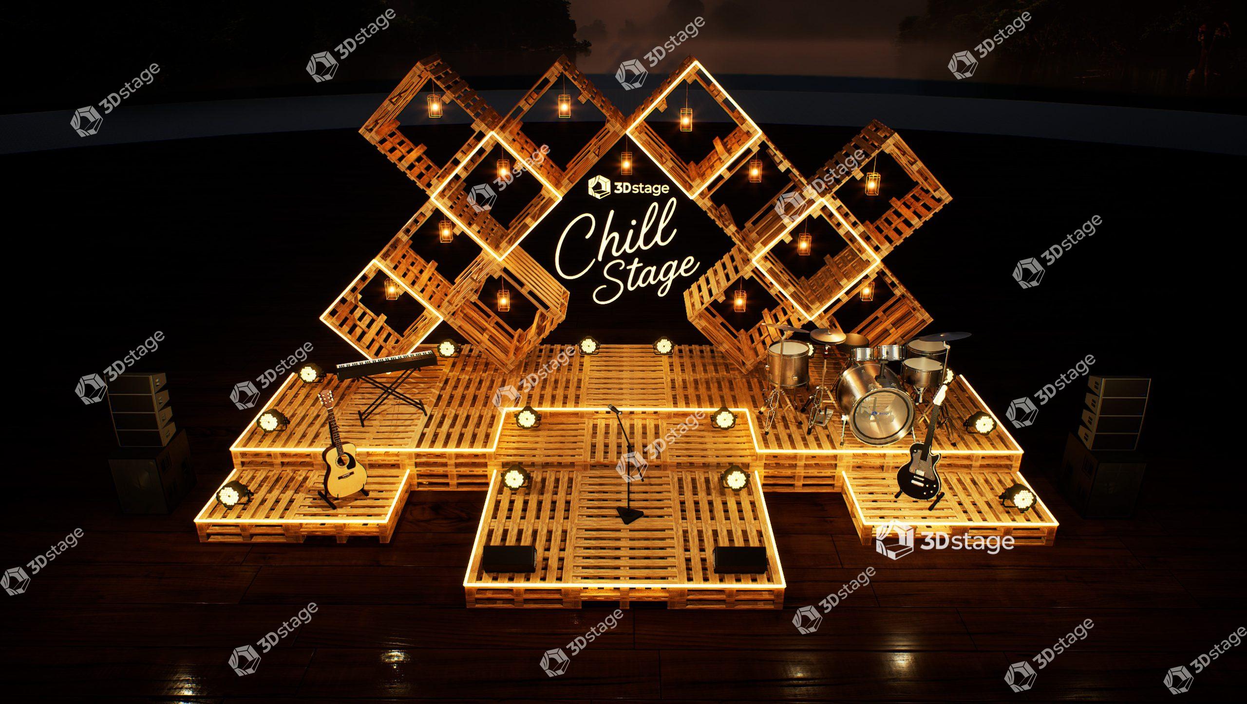 Pallet Diamond Stage - Image 3