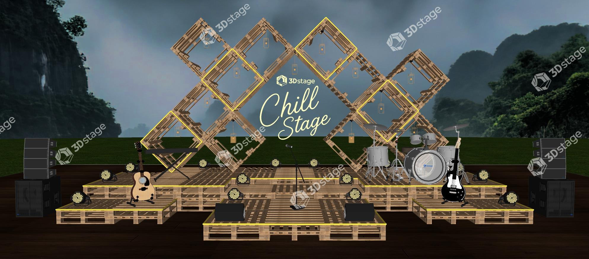Pallet Diamond Stage - Image 4