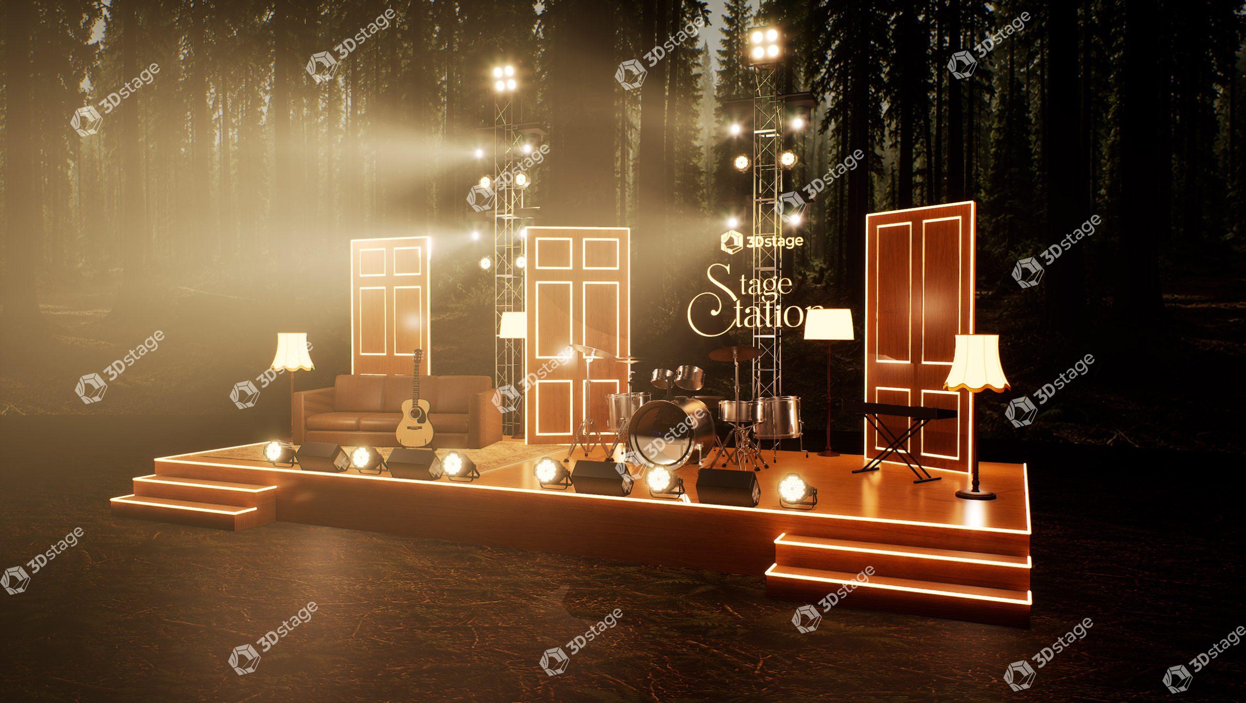 The Secret Forest Door Stage