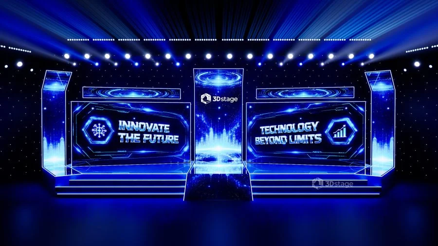 Future Galaxy Multi-LED Technology Stage