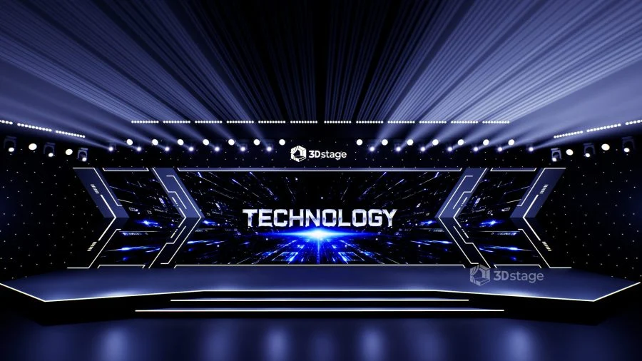 Digital Momentum Arrow Technology Stage