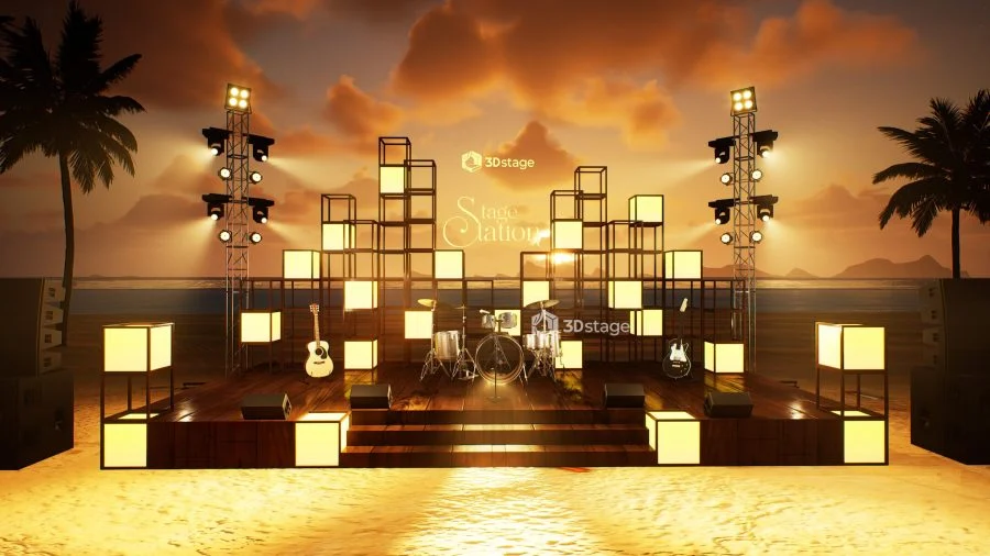 Luminous Cube Stage