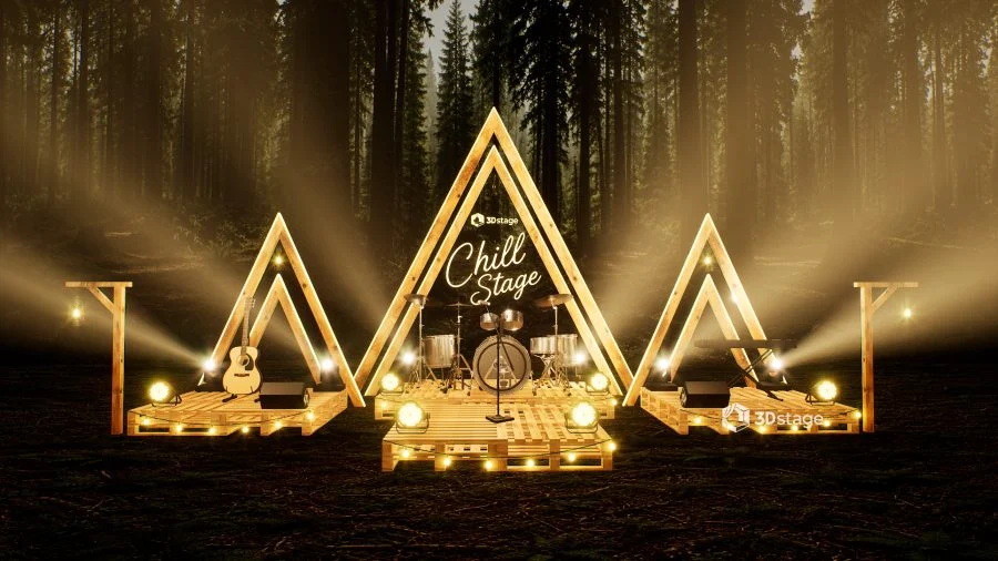 Triangular Glow Stage
