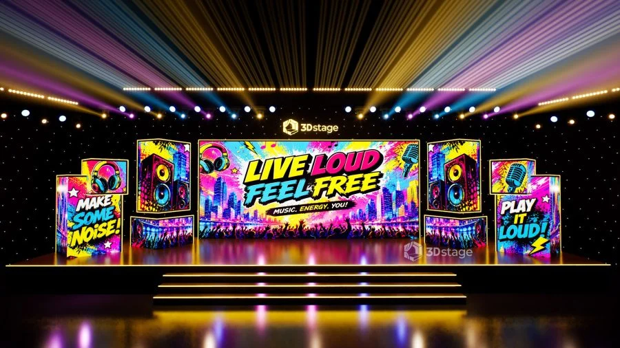 Pop Art Music Stage