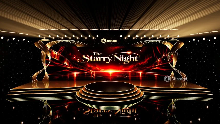 The Starry Night Silk Wave Stage