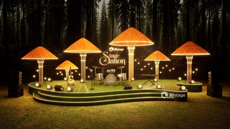 Mushroom Symphony Chill Stage
